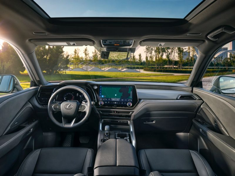 Interior of the Lexus