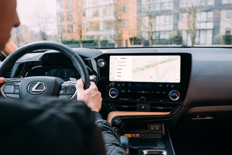 Interior of Lexus NX